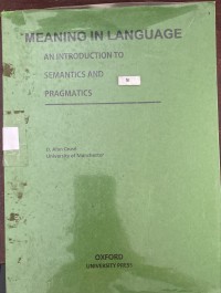 Image of Meaning In Language