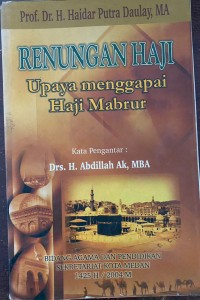 Image of Renungan Haji Upaya menggapai Haji Mabrur